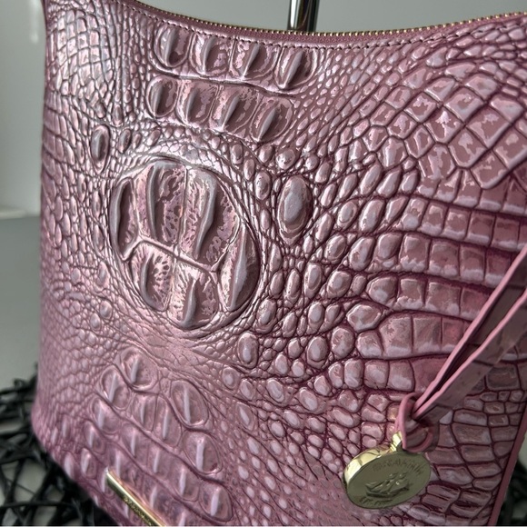 Brahmin Katie Crossbody Mulberry Potion Melbourne Leather Bag New with Tag - Picture 4 of 12